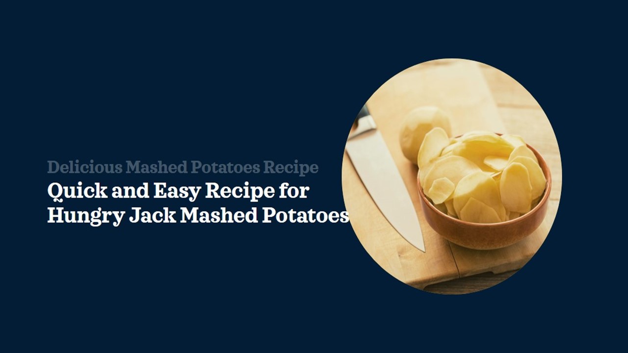 Hungry Jack Mashed Potatoes Recipe